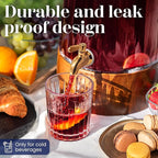 FOODLE Extra Large Glass Drink Dispenser - Image 3