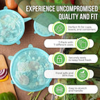 Reusable Silicone Stretch Lids for Food Storage in Fridge - Image 3
