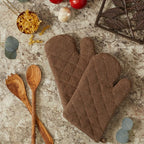 DII Basic Terry Collection 100% Cotton Quilted, Oven Mitt, 2 Piece - Image 3