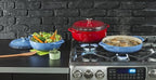 Lodge 4.5 Quart Enameled Cast Iron Dutch Oven - Image 4