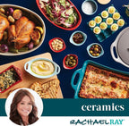 Rachael Ray Ceramics Au Gratin Set, Rectangular, Two 12-ounce, Agave Blue - Image 5