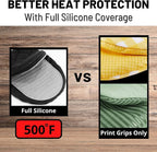 Oven Mitts Heat Resistant – Mini Oven Mitts, Silicone Gloves Heat Resistant - Image 4