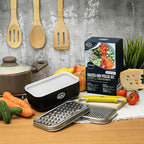 Cheese Grater with Container and Lid & Peeler Set - Image 3