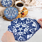 5 Pieces Bowl Covers Reusable, 5 Size Elastic Cloth Bowl Covers - Image 3