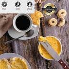 Straight Icing Spatula Stainless Steel Baking Set of 6" - Image 7