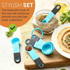 Spring Chef Magnetic Measuring Cups and Spoons Set of 9, Nesting Plastic - Image 6