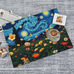 Starry Night Flowers Dish Drying Mat - Image 6