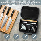 PATENTED ORIGINAL ADJUSTABLE ROLLING KNIFE SHARPENER KIT: Adjustable Height - Image 5