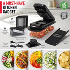 Mueller Pro-Series 10-in-1, 8 Blade Vegetable Chopper, Mandoline Slicer - Image 7