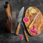 Yatoshi Knives Magnetic Kitchen Knife Block Set - Image 4