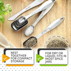 Spring Chef Stainless Steel Measuring Spoons Set of 8 - Image 3
