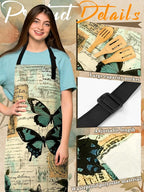 Bencailor 6 Pcs Spring Kitchen Aprons - Image 5