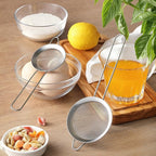 2 Pack Fine Mesh Strainers, Mini Stainless Steel Strainer - Image 7