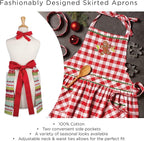 DII Women's Spring & Summer Apron Collection Adjustable, Two Large Pockets & - Image 7