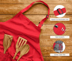 Utopia Kitchen 10 Pack Bib Apron Adjustable - Image 3
