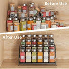 RCHYFEED Spice Rack Organizer for Cabinet Pantry, 4 Tier Spice Rack Countertop - Image 2