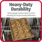 GoodCook BestBake Nonstick Textured Carbon Steel Cookie Sheet, Large Baking - Image 2