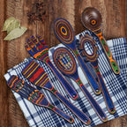 MYRAINBOW Wooden Spoons for Cooking – 7 Piece Pakkawood Kitchen Utensils Set - Image 5