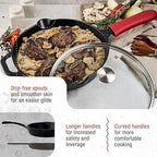 Victoria 12-Inch Cast Iron Skillet Set - Image 4
