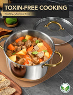 MICHELANGELO Stainless Steel Pots - Image 3