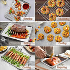 P&P CHEF 12.5 + 9 Inch Toaster Oven Pan - Image 7