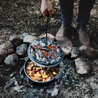 Uno Casa 6Qt Cast Iron Camping Dutch Oven - Image 8