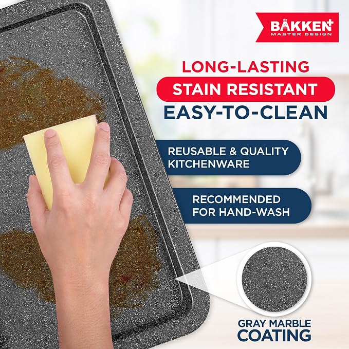 BAKKEN 3-Piece Kitchen Baking Pans - Image 7