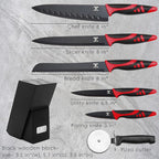 Moss & Stone 7-Piece Kitchen Knife Set - Image 2