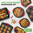 NutriChef 10-Piece Nonstick Kitchen Oven Baking Pans - Image 2