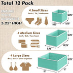 Simple Houseware Foldable Drawer Organizer - Image 2