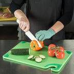 San Jamar Saf-T-Grip Plastic Cutting Board - Image 5