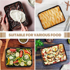 E-far Baking Sheet Set of 2, Nonstick Carbon Steel Baking Trays - Image 4