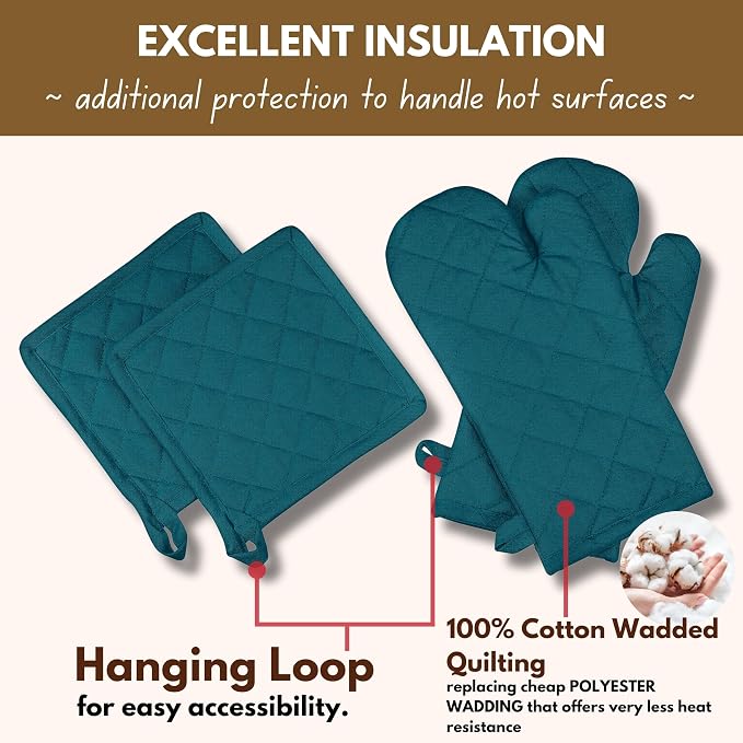 Native Fab Pot Holders and Oven Mitts Sets - Image 6