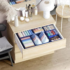 Drawer Organizer Clothes Set of 12 Navy - Image 5