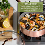 T-Fal Preserve Ceramic Nonstick Saute Pan - Image 4