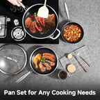 LOLYKITCH 6 QT Tri-Ply Stainless Steel Non Stick Sauté Pan - Image 6