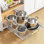 Pull out Cabinet Organizer, Heavy Duty Smooth Sliding Under Cabinet Shelves - Image 2