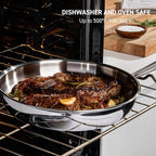 T-Fal Pro Tri-Ply Stainless Steel Saute Pan - Image 6