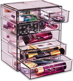 Sorbus Acrylic Makeup Organizer Set, 7-Drawer Vanity & Countertop Cosmetic - Image 9