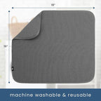 S&T INC. Dish Drying Mat 2 Pack, 16” x 18”, Absorbent Microfiber Kitchen - Image 6