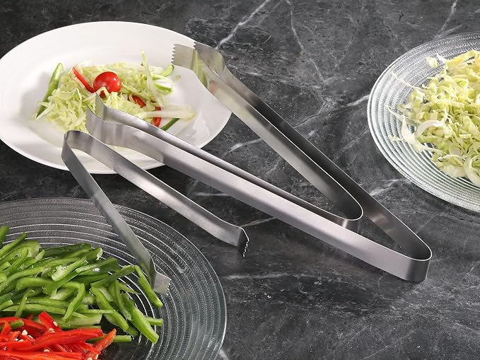 New Star Foodservice 42269 Restaurant-Grade Pom Tong, Stainless Steel, 6.5 inch - Image 8