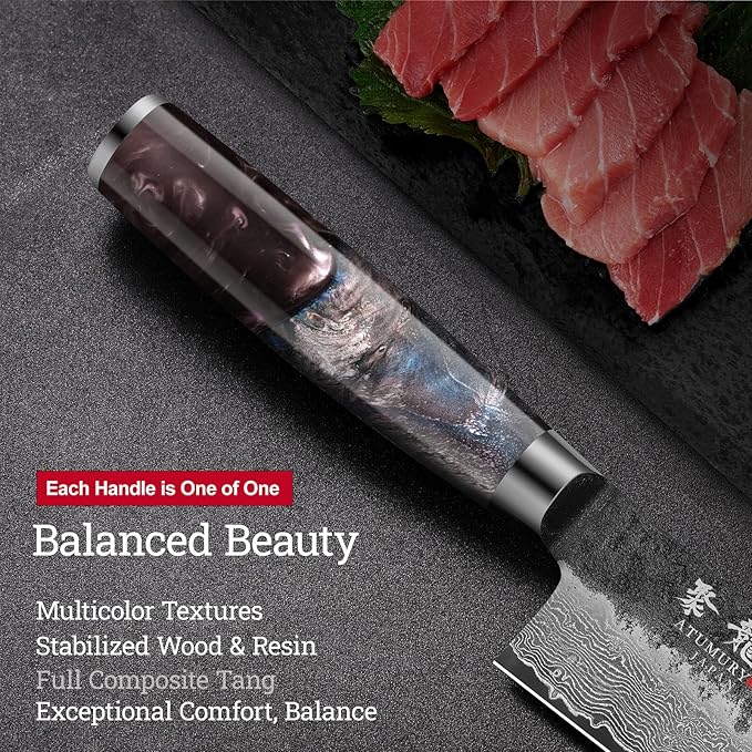 8.27 Inch Japanese Kiritsuke Chef Knife - Image 4