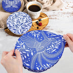 5 Pieces Bowl Covers Reusable, 5 Size Elastic Cloth Bowl Covers - Image 3