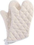 Terry Cloth Oven Mitts Heat Resistant to 482° F 15 Inch 100% Cotton Set of 2 by ARCLIBER