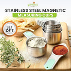 Spring Chef Magnetic Stainless Steel Measuring Cups, Kitchen Tools - Image 7