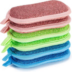 Dual-Sided Multi-Purpose Scrub Sponges, Non-Scratch Dishwashing Sponges by CADONO
