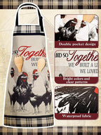 Bencailor 6 Pcs Spring Kitchen Aprons - Image 5
