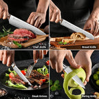 KEEMAKE 14-Piece Knife Set - Image 5