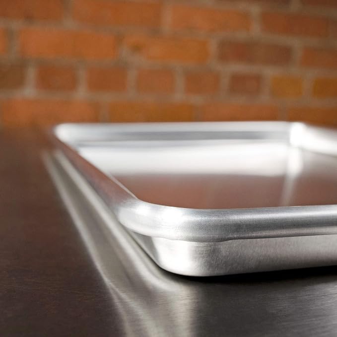 Fat Daddio's SP-QTR Natural Aluminum Quarter Sheet Pan - Image 7