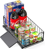 Simple Houseware Pull-Out Cabinet Sliding Basket Organizer, 17.2" D x 9.7" W x - Image 5